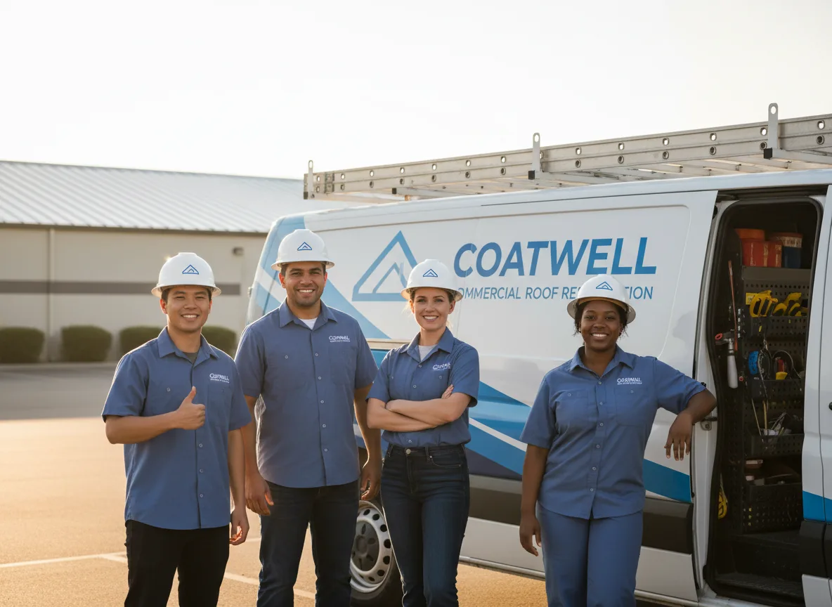 Commercial roof coating company in Lester, IA